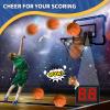 QDRAGON Indoor Basketball Hoop for Kids, Over The Door Basketball Hoops, Mini Hoop with Scoreboard & 3 Balls, Basketball Toys Gifts for 5 6 7 8 9 10 11 12 Year Old Boys Girls Teens view 2