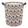 MALIHONG Mash Face Laundry Basket with Handle Shiba Inu Dog Face Animal Fodable Canvas Laundry Hamper Waterproof Fabric Toy Box Clothes Storage Basket Organizer for Bedroom Nursery view 1