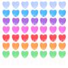 BESPORTBLE Ocean Balls Heart Shaped Ball Pit Balls Crush Proof Plastic Balls Soft Plastic Ball for Kids Birthday Pool Tent Party Favors Summer Water Bath Toy 100pcs 6x6cm view 1