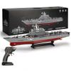QAQQVQ 1/275 Assault Ship 2.4Ghz RC Battle Ship Marine Warship 1/275 Model Boat with 2 Batteries RC Military Battleship Water Toy Gifts for Children and Adults view 1