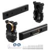AllinRC SCX24 Brass Boulder Bars Diff Covers Front Rear with 2 Ball Bearings for Axial SCX24 1/24 RC Crawler Car Upgrades Set (Black Gold) view 1