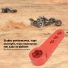 Dilwe 21T Servo Arm, Portable CNC Machining, Aluminum Alloy 21T Servo Horn Arm RC Steering Arm for MD922 MD933 Servos, RC Servo Arm Upgrade Mini Servo Arm Accessory(Red) view 4