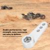 Dilwe 21T Servo Arm, Portable CNC Machining, Aluminum Alloy 21T Servo Horn Arm RC Steering Arm for MD922 MD933 Servos, RC Servo Arm Upgrade Mini Servo Arm Accessory(Silver) view 4