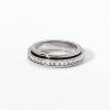 Pingyongchang Anxiety Rings Titanium Steel Spinner Fidget Band Rings for Women Ladies Cubic Zirconia Relieving Anxiety Wedding Promise Lucky Statement Rings-7 view 3