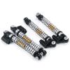 Que-T Metal 48mm RC Shocks Adjustable Long Shock Absorber for 1/24 Axial Scx24 AXI90081 C10 JLU CRC AXI00004 AXI00005 AXI00006 Crawler Car (Black) view 3
