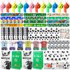 158Pcs Soccer Party Favors - Bags, Whistles, Balls, Slap Bracelets, Keychains, Stickers, Tattoos for Party Goodie Bags view 1