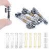Que-T Metal 48mm RC Shocks Adjustable Long Shock Absorber for 1/24 Axial Scx24 AXI90081 C10 JLU CRC AXI00004 AXI00005 AXI00006 Crawler Car (Titanium) view 1