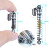 Que-T Metal 48mm RC Shocks Adjustable Long Shock Absorber for 1/24 Axial Scx24 AXI90081 C10 JLU CRC AXI00004 AXI00005 AXI00006 Crawler Car (Titanium) view 2