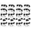 Toyvian Dairy Cow Kids Toys Plants Decor 20 PCS Mini Cattle Plastic Cow Figurines Farm Animal Figurines Collectibles Farmyard Animal Figures Mini Cow Figurines Plastic Cow Kids Toys Plants Decor view 1