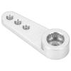 21T Servo Arm, Aluminum Alloy RC Steering Arm Portable CNC Machining RC Servo Horn Arm for MD922 MD933 Servos(Silver) Servo Arm 21T 21T Metal Servo Horn Arm view 3