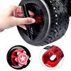 CrazyHobby 17mm Wheel Nuts 17mm Wheel Wrench Tool for Traxxas Maxx WideMaxx E Revo 2.0 Summit T Maxx RC Monster Truck Wheels Tires Red view 2