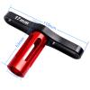 CrazyHobby 17mm Wheel Nuts 17mm Wheel Wrench Tool for Traxxas Maxx WideMaxx E Revo 2.0 Summit T Maxx RC Monster Truck Wheels Tires Red view 3