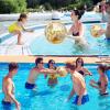 5 Pcs Inflatable Beach Balls, 16 Inch & 24 Inch Large Confetti Glitter Beach Balls, Sequins Clear Blow up Pool Balls Toys for Christmas Party Decorations 2026 New Year Birthday Summer Swimming Pool view 4