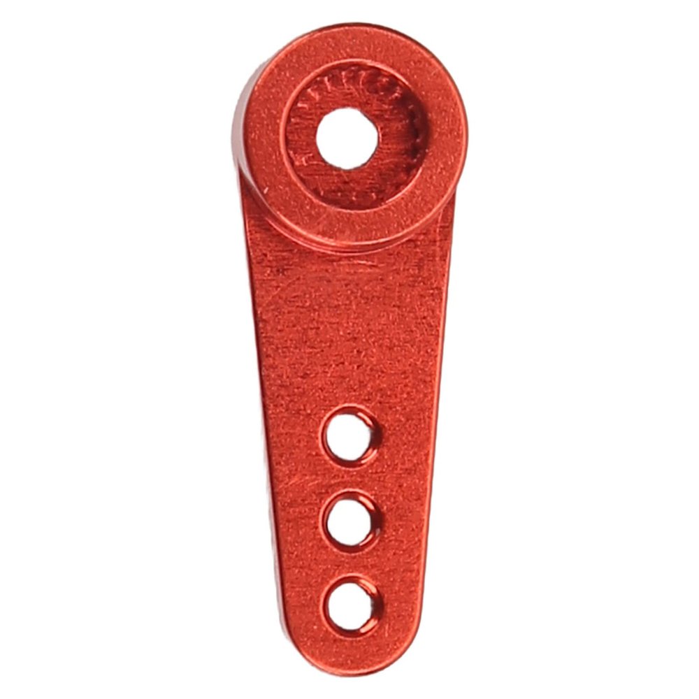 VGEBY 21T Servo Arm, Aluminum Alloy RC Steering Arm Portable CNC Machining RC Servo Horn Arm for MD922 MD933 Servos(Red) Model Car Accessories 21 Tooth Servo Horn