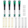 RC-Hub 4Pcs Aluminum RC Shock Absorber Damper 48mm for 1/24 Axial SCX24 90081 AXI00001 AXI00002 AXI00004 AXI00005 AXI00006 RC Crawler Car (Green) view 1