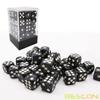 Bescon 12mm 6 Sided Dice 36 in Brick Box, 12mm Six Sided Die (36) Block of Dice, Marble Black view 2