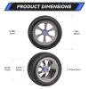 AllinRC RC Tires and Wheel Rims Pre-glued Compatible with WLtoys K969 K989 P929 1/28 RC Drift Racing Car Off Road Buggy (Gray) view 2