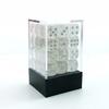 Bescon 12mm 6 Sided Dice 36 in Brick Box, 12mm Six Sided Die (36) Block of Dice, Clear Dice with White Pips view 1