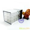 Bescon 12mm 6 Sided Dice 36 in Brick Box, 12mm Six Sided Die (36) Block of Dice, Clear Dice with White Pips view 3