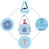 Annmore Carrying Case for Toniebox, Storage Organizer for Audio Player and Figures, Compatible with Version 1 and 2 (Blue) view 4