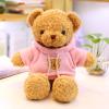 Aoriher 2 Pieces Valentine's Day Stuffed Bears Animal Plush Gifts Prom 11.8 Inch Soft Bear Clothes Bear Plush for Newlyweds Mom Grandma Women Baby Shower Party Favor view 3