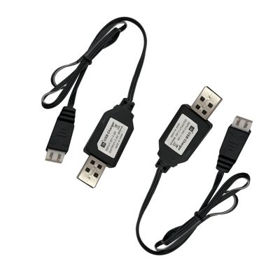 7.4V 1A USB Charger Cable with XH-3P Connector for SCX24 RC Car Truck Rock Crawler FPV Drone Airplane Boat Racing Quadcopter Helicopter Airsoft Glider Drone - 7.4V 2S Lipo Battery Charger(2 Pack)