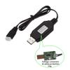 7.4V 1A USB Charger Cable with XH-3P Connector for SCX24 RC Car Truck Rock Crawler FPV Drone Airplane Boat Racing Quadcopter Helicopter Airsoft Glider Drone - 7.4V 2S Lipo Battery Charger(2 Pack) view 2