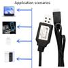 7.4V 1A USB Charger Cable with XH-3P Connector for SCX24 RC Car Truck Rock Crawler FPV Drone Airplane Boat Racing Quadcopter Helicopter Airsoft Glider Drone - 7.4V 2S Lipo Battery Charger(2 Pack) view 4