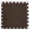20 Pcs Interlocking Carpet Tiles,Plush Foam Floor Mat,Square Puzzle Mat,Climbing Mat Area Rugs for Home Playroom,20 Tiles/19.4 Sq.Ft,Coffee view 1