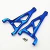 Aluminum Front Upper Suspension Arms L+R Blue for Traxxas 1/10 E-Revo 2.0 VXL 8631 8632 view 2