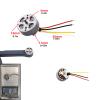 Fytoo Accessories 2PCS Remote Control Quadcopter Brushless Motor for Syma X650 X500PRO HS175D Z6pro F11MINI F7MINI Aerial Folding Four -axis Aircraft Motor Parts view 2