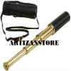 14 Inch Vintage Antique Handheld Adjustable Zoomable Monocular Nautical Brass Telescope Brass Finish with Leather Case view 2