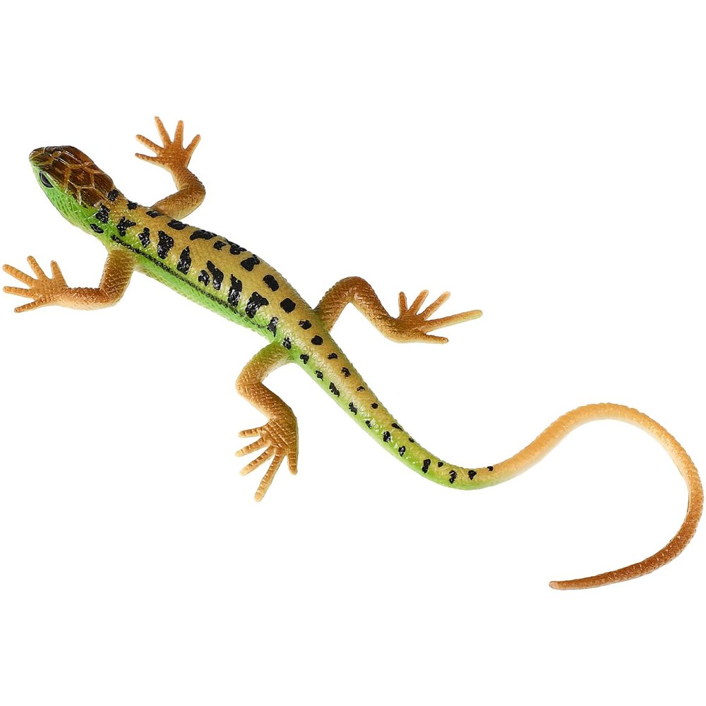 Toddmomy Simulation Lizard Model - Realistic Four-Legged Plastic Lizard Toy for Kids Educational Animal Recognizing Toy Halloween Prank Miniature Decor Ornament