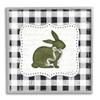 Stupell Industries Festive Easter Bunny Ribbon Spring Plaid Pattern, Design by Jennifer Pugh view 1