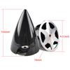 RC Gas Airplane Propeller Spinner Accessories, 3/4/5/6 inch Carbon Fiber Spinner 2-Blade Pointed Cone for RC Gasoline Aircraft Model (Color : 1 pc 4.5 inch) view 2