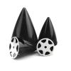 RC Gas Airplane Propeller Spinner Accessories, 3/4/5/6 inch Carbon Fiber Spinner 2-Blade Pointed Cone for RC Gasoline Aircraft Model (Color : 1 pc 4.5 inch) view 3