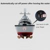 QAQQVQ Military Battleship 1/250 RC Warship R/C Cruiser Simulation Weapon Design, with 2 Batteries 40 Minutes of Play Time Gifts for Children and Adults view 4