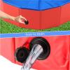 Foldable Dog Pet Pool Portable Pet Swimming Pool Collapsible Kiddie Pool for Dogs Cats and Kids Pet Puppy Bathing Tub,Slip-Resistant Pet Pool PVC Wading Pool for Outdoor & Indoor,Red,47" x 12" view 3