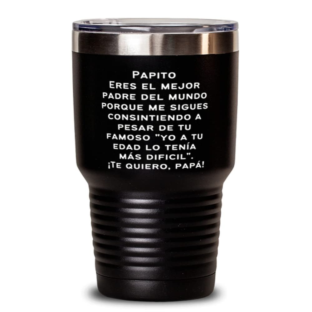 Papito.Eres el mejor padre del mundo porque me sigues consintiendo a pesar de tu famoso