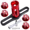 FriHobby 17mm Wheel Nuts and Wrench & M4 Lock Nuts with Small Cross Hex Wrench for Traxxas Arrma Axial Tamiya Redcat Losi HPI HSP 1/8 1/10 1/12 1/14 RC Crawler Car Truck Buggy (Color B) view 1