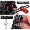 FriHobby 17mm Wheel Nuts and Wrench & M4 Lock Nuts with Small Cross Hex Wrench for Traxxas Arrma Axial Tamiya Redcat Losi HPI HSP 1/8 1/10 1/12 1/14 RC Crawler Car Truck Buggy (Color B) view 4