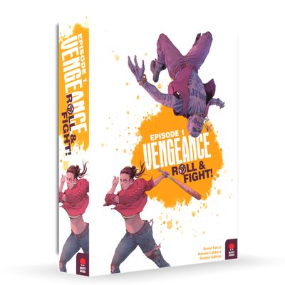 APE Games Vengeance: Roll & Fight Episode 1 - Board Game, Roll & Write Game, 1-4 Players