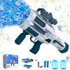 VERSDITAS Automatic Gatling Bubble Gun,That Produces Thousands of Bubbles per Minute, Suitable for Children and Adults and Perfect for Indoor and Outdoor Birthday Parties for Girl Boy view 1