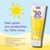 YAYA ORGANICS Baby + Kids Mineral Sunscreen Lotion, SPF 50, Reef-Friendly, Non-Nano Zinc Oxide, Water-Resistant, Hypoallergenic, Pure + Gentle for delicate skin, 3 oz view 3