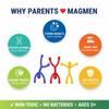 MAGMEN Classic Magnetic Fidget Toy Figures for Kids 3-8, Toddlers & Boys Girls | 10-Piece Solid Set for Travel, Road Trip, Desk & Stocking Stuffer Gifts. view 3
