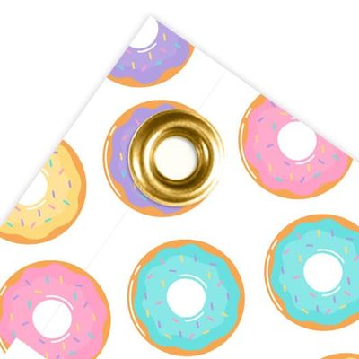 Personalized Donut Birthday Party - 8 Ft. Garage Banner