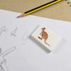 Azeeda 2 x 45mm 'Kangaroo & Joey' Erasers/Rubbers (ER00031392) view 2