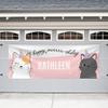 8ft Personalized Kids Birthday Giant Banner - Cats view 1