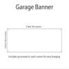 Personalized Galaxy Party Birthday Garage Banner - 8 Ft. - Spaced Themed Party Decorations view 2