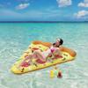 Pool Float Airbeds Water Inflatable Pizza Floating Row Pizza Floating Bed Swimming Water Inflatable Bed Water Hammock for Chilling in The Pool view 2